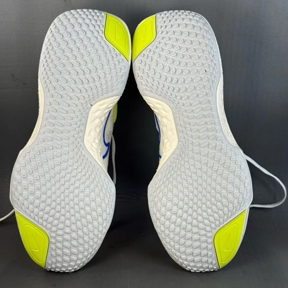 Nike ZoomX Invincible Run Flyknit 'White Cyber Blue' sneaker shoes size 15